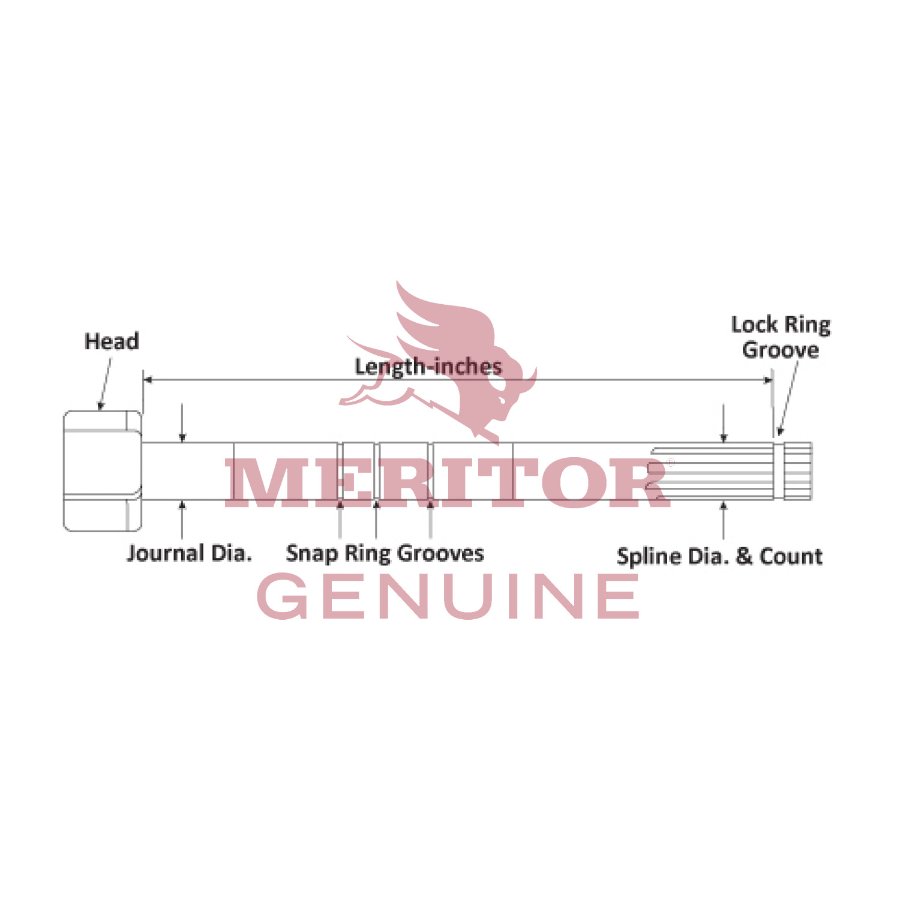 Air Brake Camshaft - 2210P7582