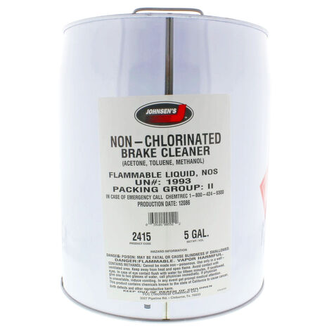 Johnsen's NonChlorinated Brake Cleaner - 5 Gallon - JOHN2415