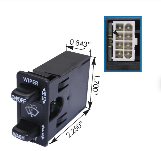 Wiper Control Switch Freightliner - 577.4666