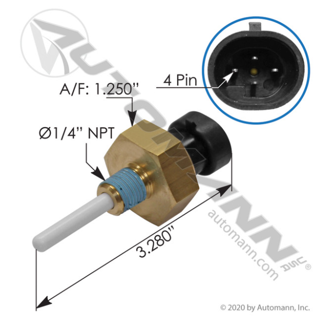 Automann 577.75639 PACCAR Coolant Level Sensor - 577.75639