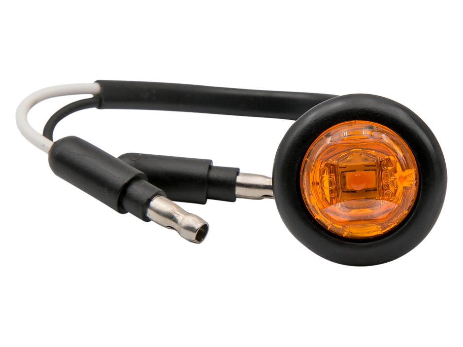 Mini Round 2-Wire Clearance Marker Light - HD34001YCSMD