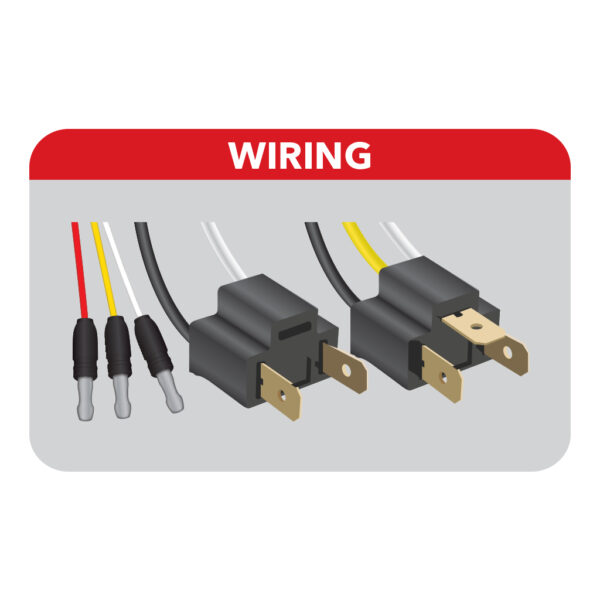 Universal LED Projector Headlight Assembly with Glow Position &amp; Marker LED Accents - TLED-H134