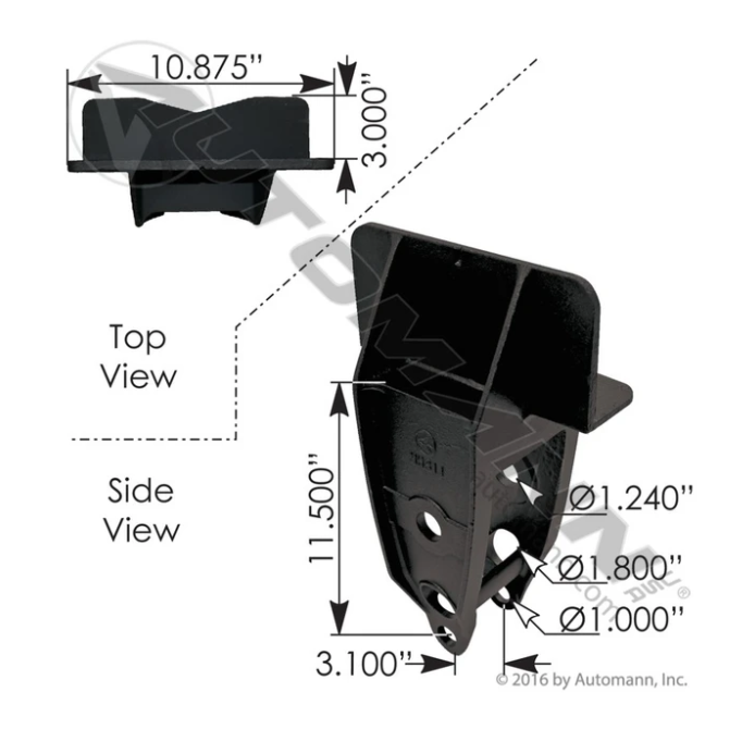 Equalizer Hanger Flange Mount - MH811