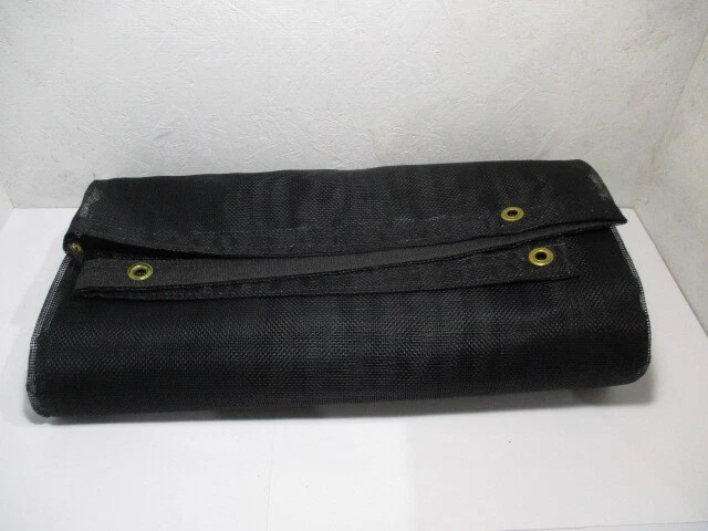US Tarp 90-16-BM 7'6" x 16' Black Mesh Tarp - 90-16-BM