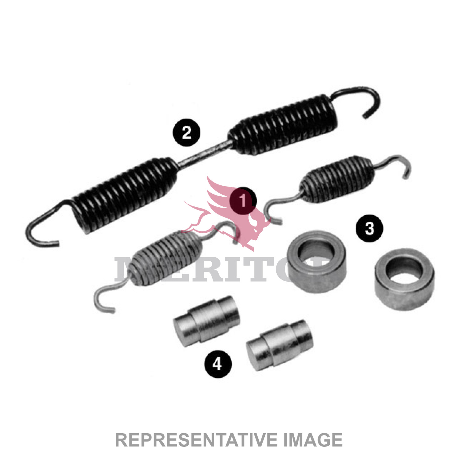Drum Brake Hardware Kit - MKT4311EHDK