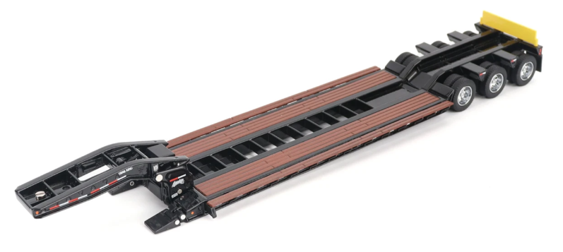 1:50 Trail King TK120 Hydraulic Detachable Gooseneck Lowboy Trailer - Black Outrigger Version - 71137
