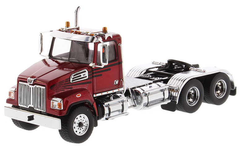 1:50 Western Star 4700 SFFA Tandem Red Day Cab - 71037