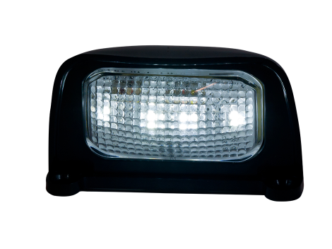 License Plate Light with Black ABS Housing - HD30004BL