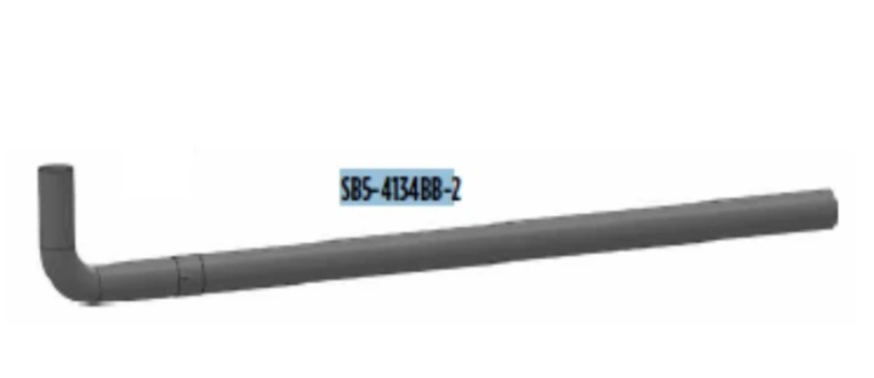 TWO PIECE - H.D. TAIL PIPE; BL - SB5-4134BB-2