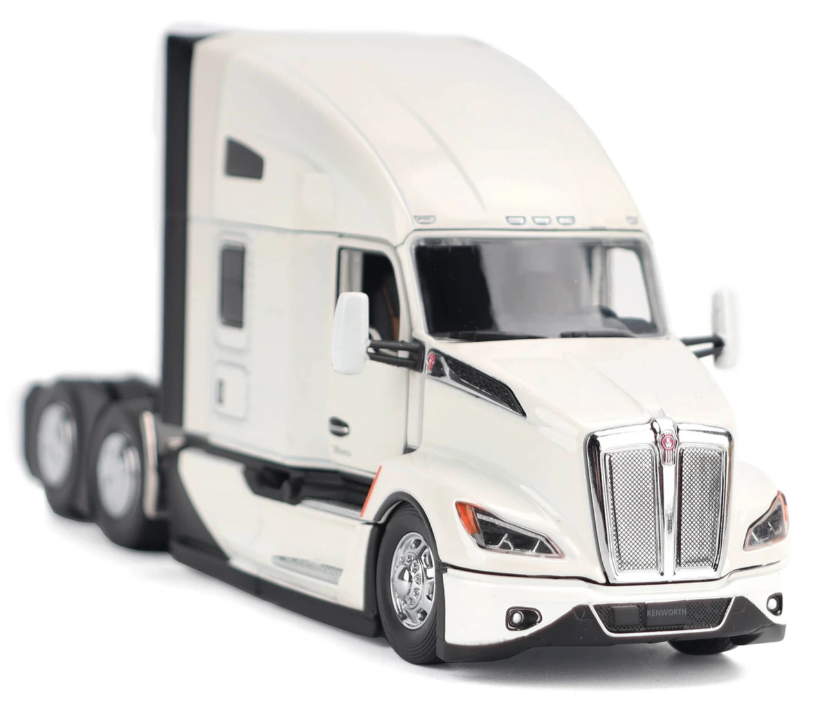 1:50 Kenworth T680 Next-Gen 76in-High-Roof Sleeper-Cab Tandem Tractor (Pearl White Diamond) - 71119
