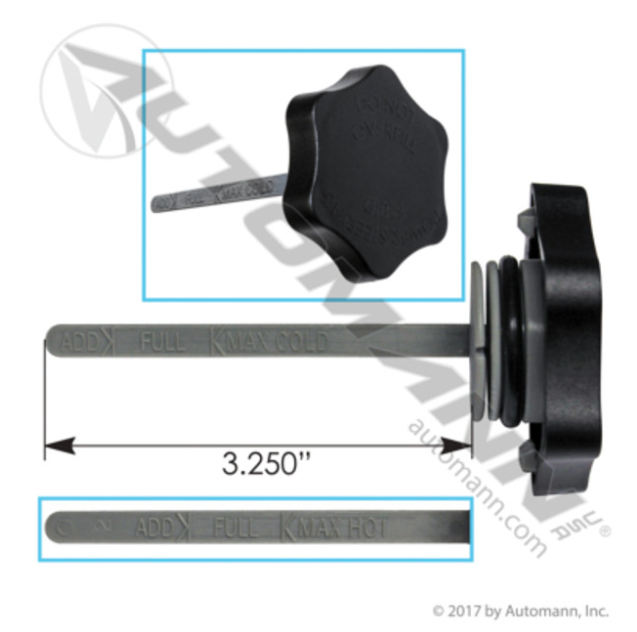 Automann 572.55001 Power Steering Cap Dipstick IHC - 572.55001