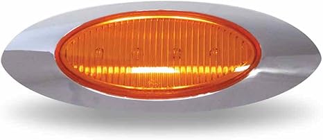 Trux TLED-G4A - Amber Marker Gen. 4 LED Light - 4 Diodes - TLED-G4A
