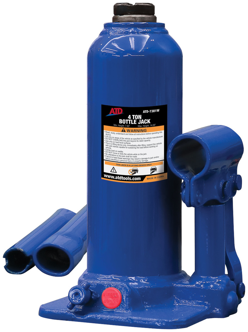 4-Ton Bottle Jack - ATD-7381W