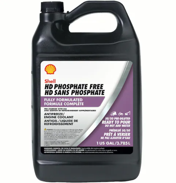 Shell HD Phosphate Free Antifreeze/Coolant [1-gal./3.79-Liter. Jug] 550049205 - 550049205
