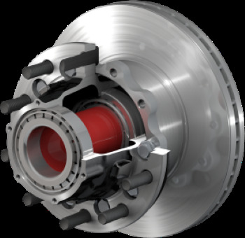 Disc Brake Rotor and Hub Assembly - 10083402