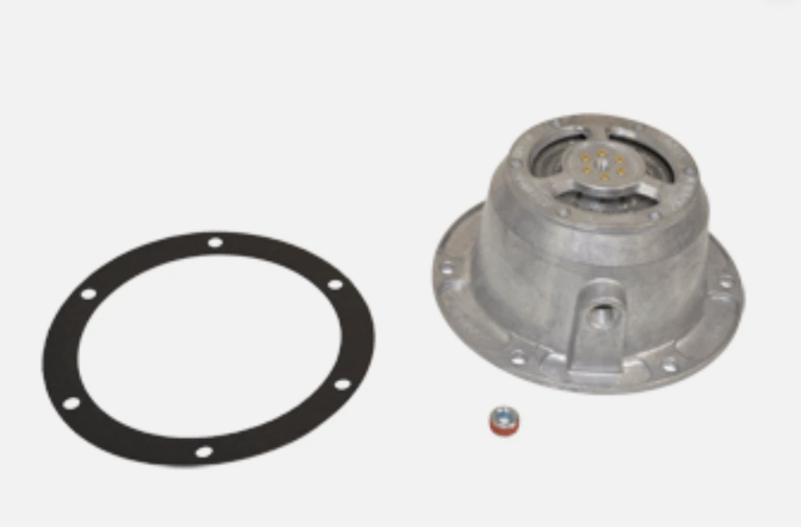 Stemco Genuine OEM 343-4372 Hub Cap w/ Pipe Plug - 343-4372