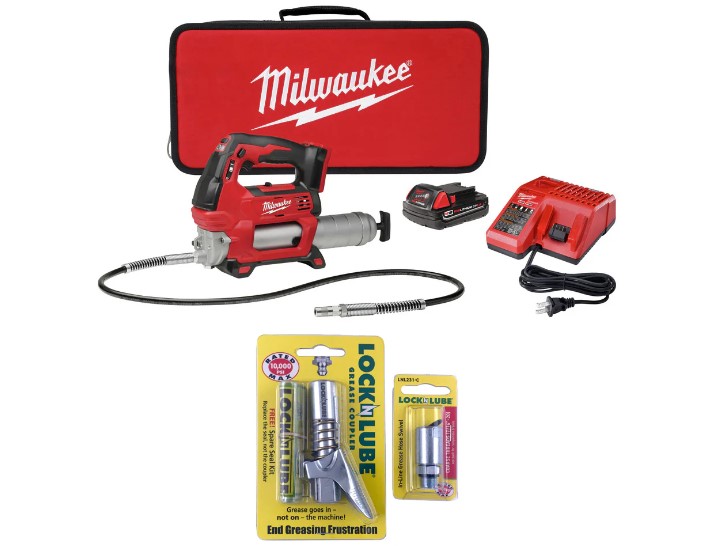 Milwaukee M18™ Cordless 2-Speed Grease Gun - MIL2646-21-11