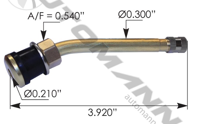 Valve Stem 3.920in Angled - 170.TR572FH-50 EA