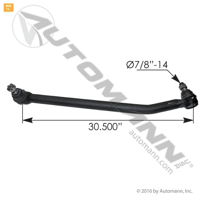 Drag Link 30.500″ C-to-C for Peterbilt - 463.DS7510