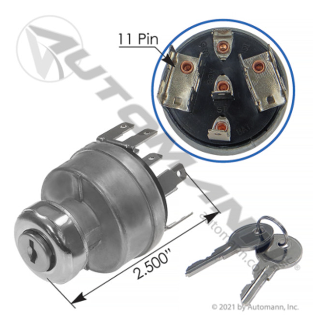 Automann 577.55533 IH Lock Cylinder Ignition Switch - 577.55533