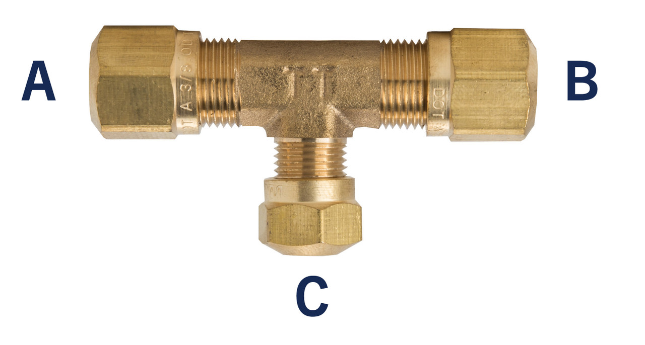 Air Brake Air Line Fitting - 1364-886