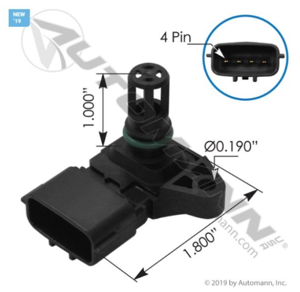 Automann 577.90552 Ambient Air Temp Sensor for Cummins - 577.90552