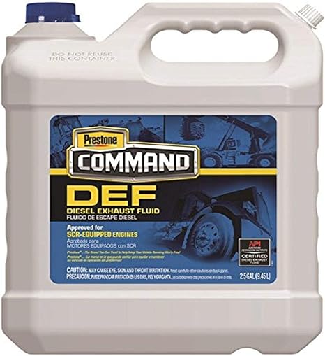 Prestone DEF HD1001 Command Diesel Exhaust Fluid - 2.5 Gallon - DEF 2.5 HD1001