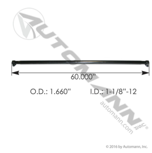 Automann 464.207 Eaton E120I Cross Tube Assembly – 60" L - 464.207