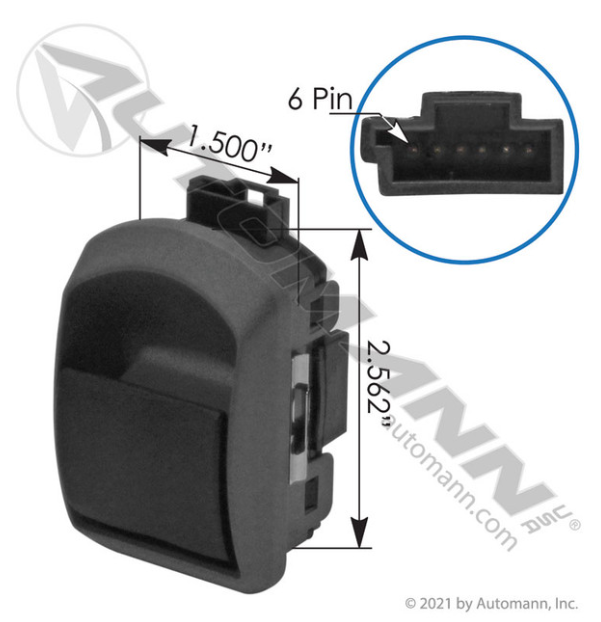 Automann 577.59519 Window Lift Switch Kenworth - 577.59519