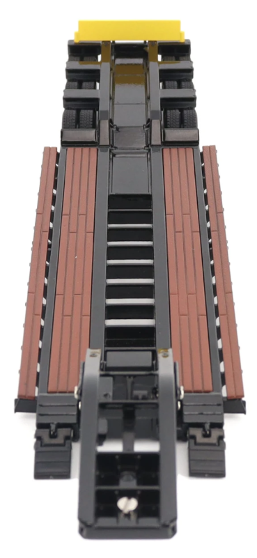 1:50 Trail King TK120 Hydraulic Detachable Gooseneck Lowboy Trailer - Black Outrigger Version - 71137
