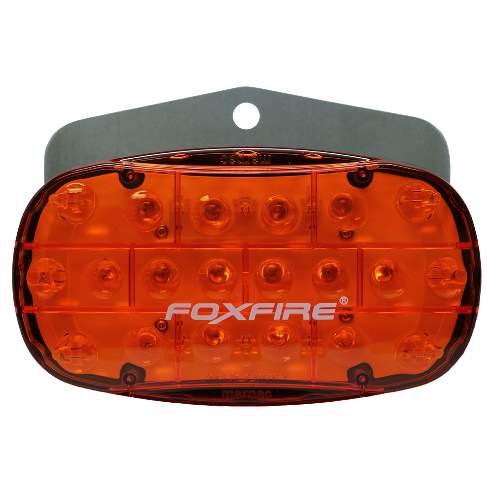Amber Foxfire Logger Light W/Batteries - MSFLLKB-A