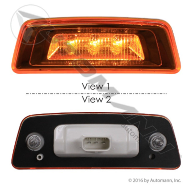 Automann 564.75078R Peterbilt Amber RH Turn Signal Marker Lamp - 564.75078R