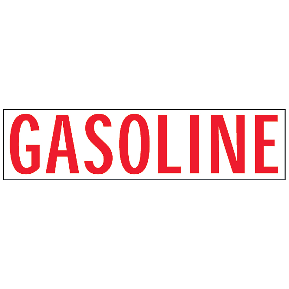 Gasoline Decal - D206