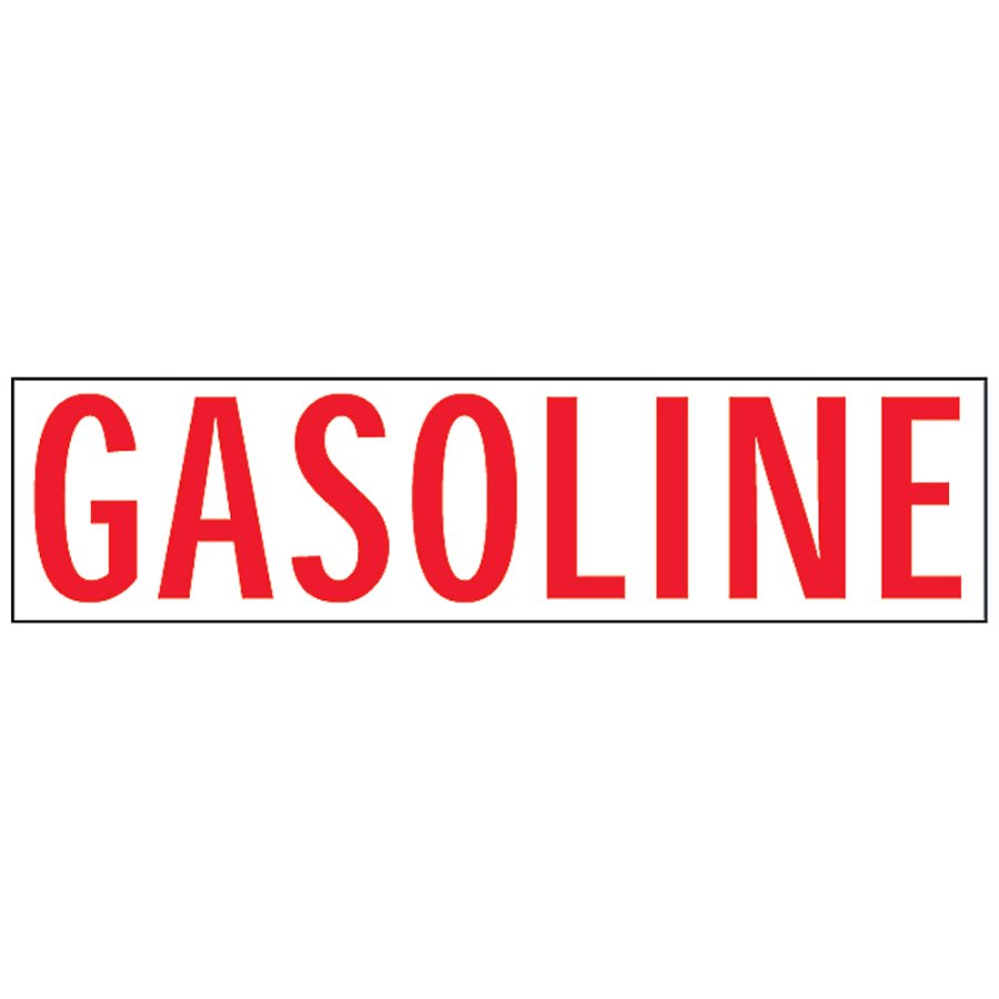 Gasoline Decal - D206