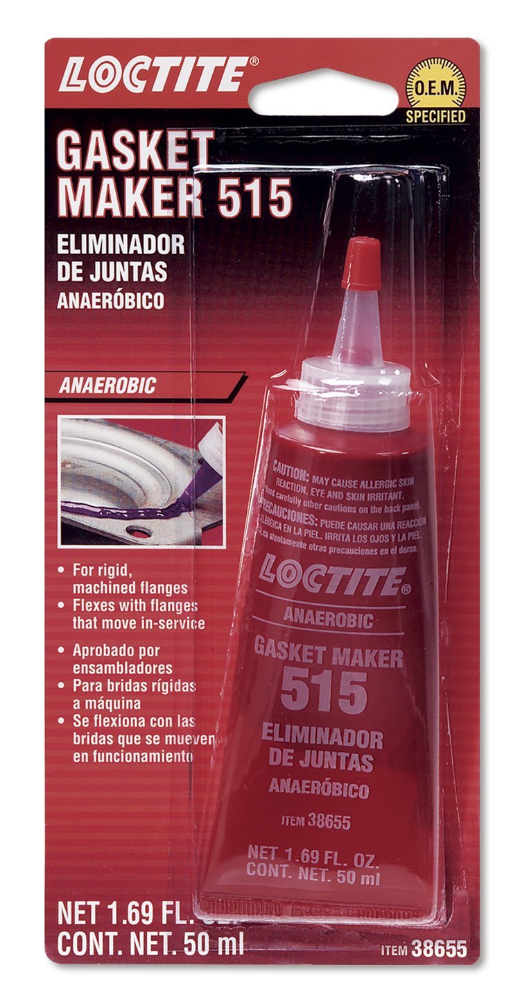 6/Pack Loctite Gasket Maker 515-Flange Sealant-50ml Tube - 555352