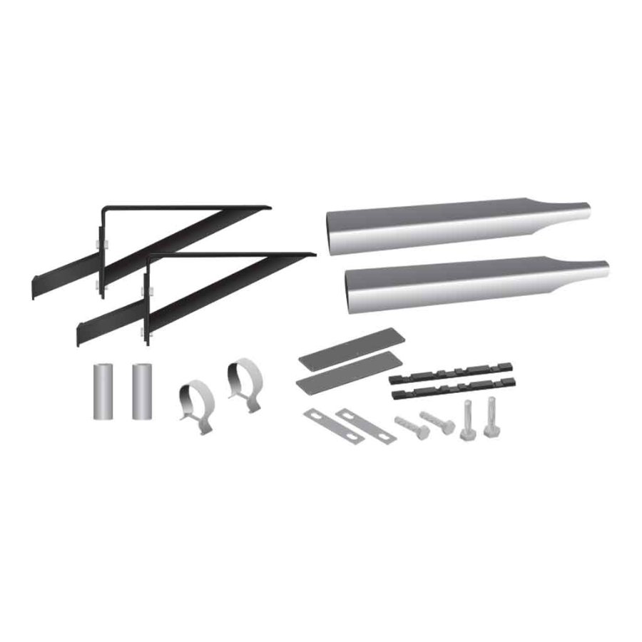 Half Fender Stainless Steel Mounting Kit - TFEN-HKIT