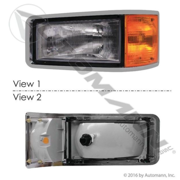 Automann 564.62024 Mack LH Headlamp Assembly - 564.62024