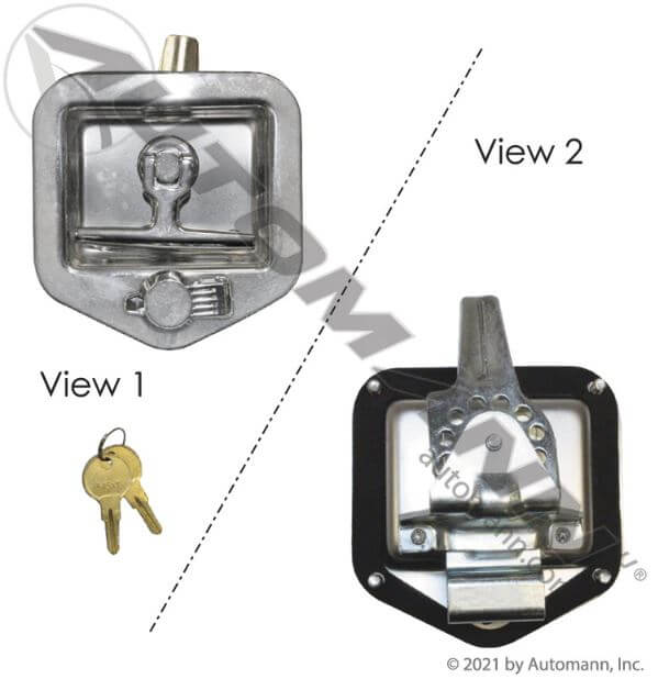 Latch T-Handle with Lock Universal - HLK2390