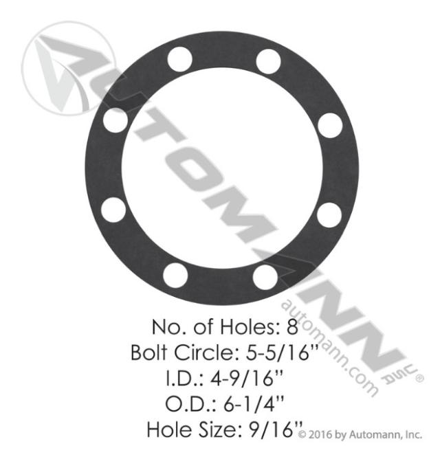 Automann 180.10609 Drive Flange Gasket - 180.10609