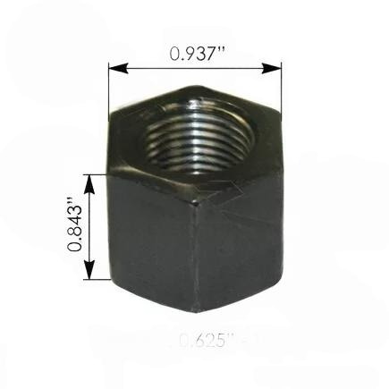 Automann Deep Nut 5/8 Inch-18 Grade 8 - DN3