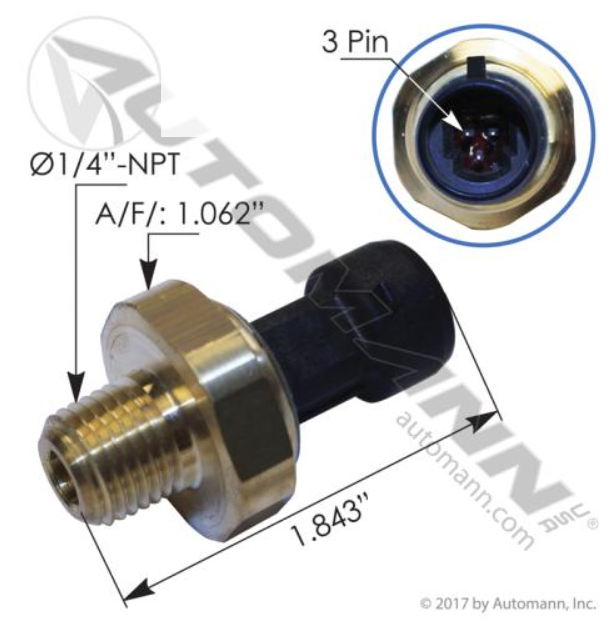 Automann 577.62522 CMCAC Outlet Boost Pressure Sensor - 577.62522