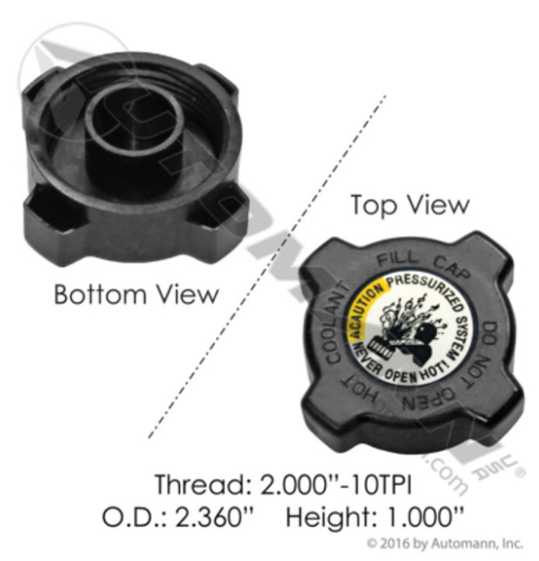 Coolant Reservoir Cap - 572.2027