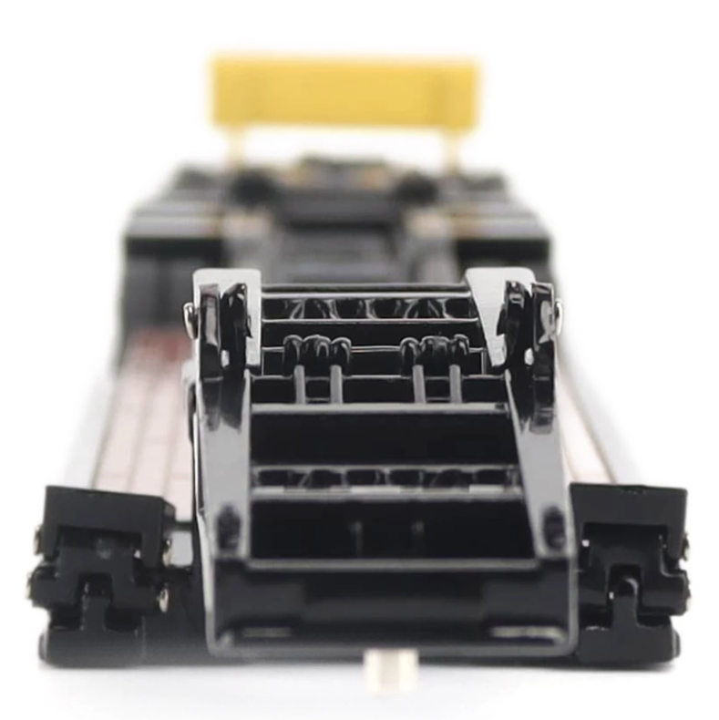 1:64 Trail King TK170 Hydraulic Detachable Gooseneck Lowboy Trailer with Jeep &amp; Booster - 71165