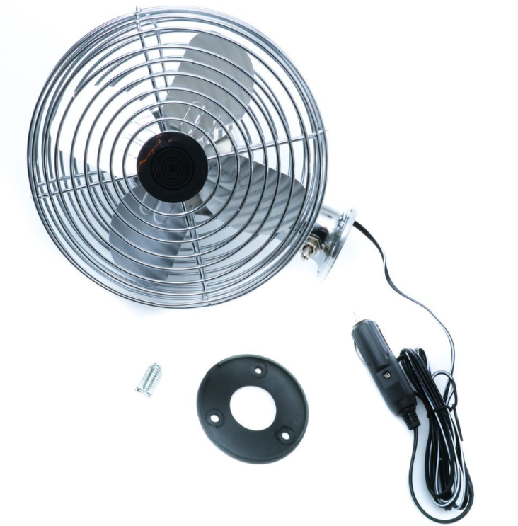Automann 562.MF612 - Dash Fan 12V with 2 Speed Switch - 562.MF612