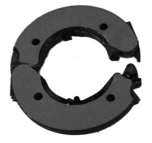 Mid America Clutch AHB200-440 - Multi-Piece Hinged - AHB-200-440