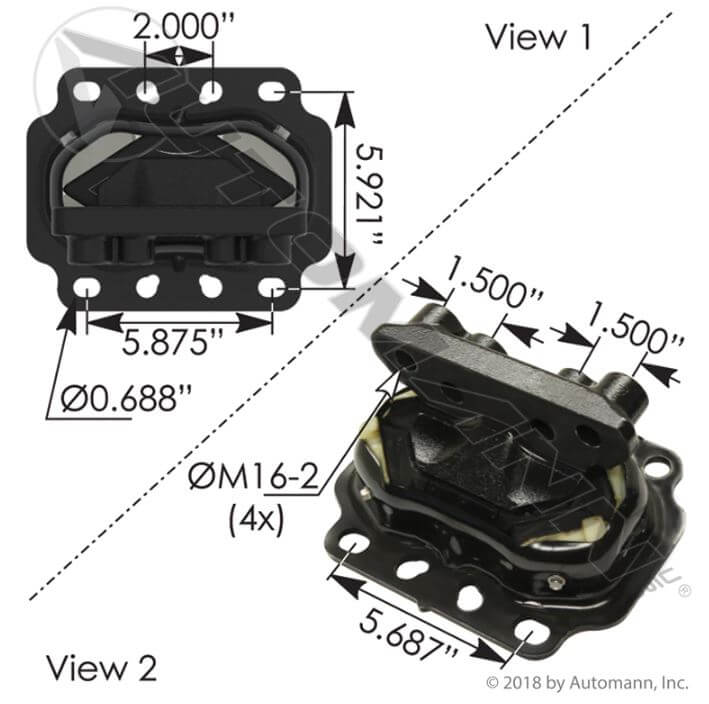 Motor Mount Rear - M17490