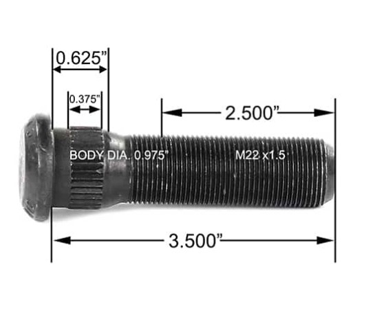 Wheel Stud - 201.6149