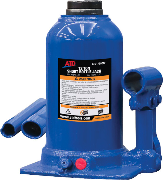 12T Short Bottle Jack - ATD-7385W