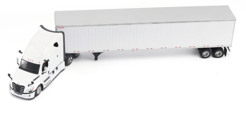 1:64 Freightliner Cascadia Gen-5 (2025) Truck Tractor (winter white) 1:64 Great Dane Champion 53ft Dry Cargo Trailer - 71231