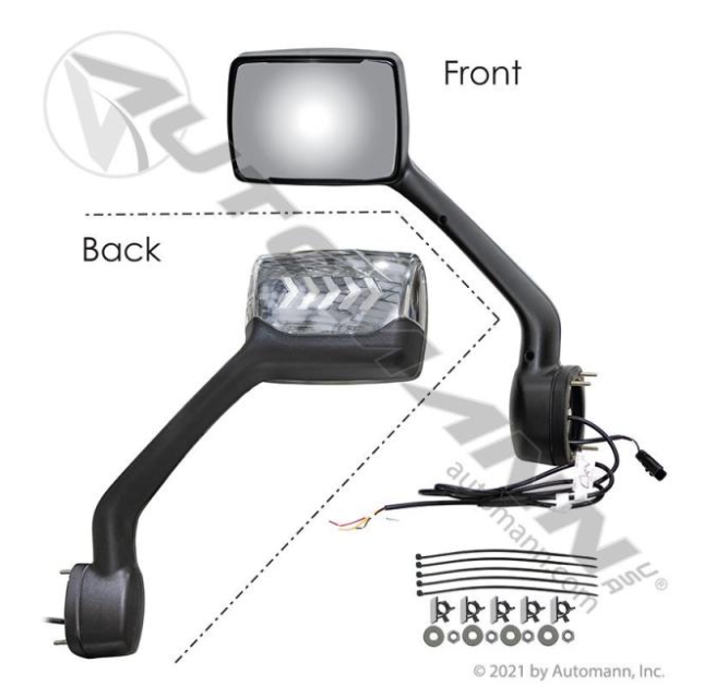 Automann 563.59035DCY Mirror Assy LH - 563.59035DCY